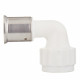 Угол Henco (6PKW-2605) 26(пресс) х 3/4 ВР(г) PVDF белый