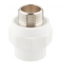Муфта полипропиленовая Valtec 25 мм х 3/4 НР(ш) (VTp.701.0.02505)
