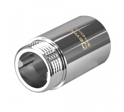 Удлинитель CTM 40 мм х 3/4 ВР(г) х 3/4 НР(ш) латунный (CREMF340)