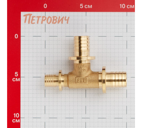 Тройник Tece 25 х 25 х 20 мм редукционный латунный (760528)