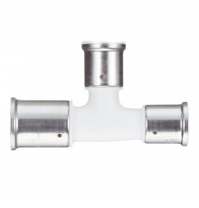 Тройник Henco (11PKW-322626) 32(пресс) х 26(пресс) х 26(пресс) белый PVDF
