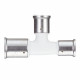 Тройник Henco (11PKW-322626) 32(пресс) х 26(пресс) х 26(пресс) белый PVDF