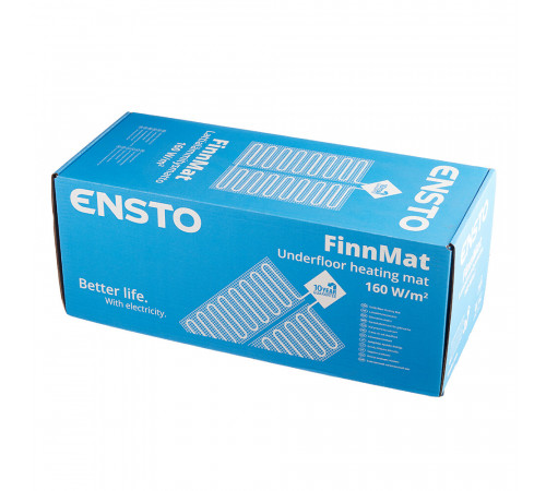 Теплый пол нагревательный мат Ensto FinnMat 8 кв.м 160 (1280) Вт Теплый пол нагревательный мат Ensto FinnMat 8 кв.м 160 (1280) Вт