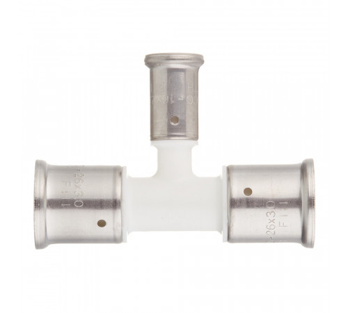 Тройник Henco (10PKW-261626) 26(пресс) х 16(пресс) х 26(пресс) PVDF белый Тройник Henco (10PKW-261626) 26(пресс) х 16(пресс) х 26(пресс) PVDF белый