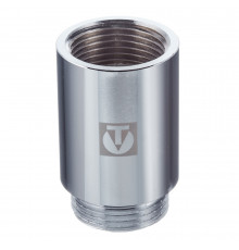 Удлинитель Valtec 50 мм х 1 ВР(г) х 1 НР(ш) хром латунный (VTr.198.C.0650)