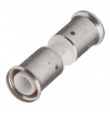 Муфта Henco (15PKW-2020) 20(пресс) х 20(пресс) PVDF белая