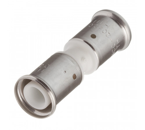 Муфта Henco (15PKW-2020) 20(пресс) х 20(пресс) PVDF белая Муфта Henco (15PKW-2020) 20(пресс) х 20(пресс) PVDF белая