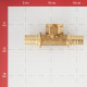 Тройник Stout 25 мм х 3/4 ВР(г) х 25 мм латунный (SFA-0028-002534)