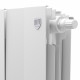 Радиатор биметаллический Royal Thermo Piano Forte 500 мм 6 секций 1' боковое подключение 591х480 мм белый