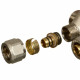 Коллектор Terma 3/4 ВР(г) х 4 выхода 16 обж(ц) х 3/4 НР(ш) регулируемый (89366)
