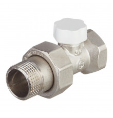 Клапан запорный Stout 3/4 НР(ш) х 3/4 ВР(г) для радиатора (SVL 1176 000020)