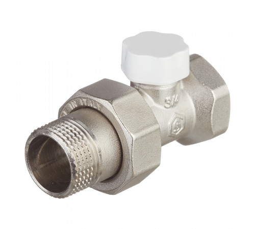 Клапан запорный Stout 3/4 НР(ш) х 3/4 ВР(г) для радиатора (SVL 1176 000020)