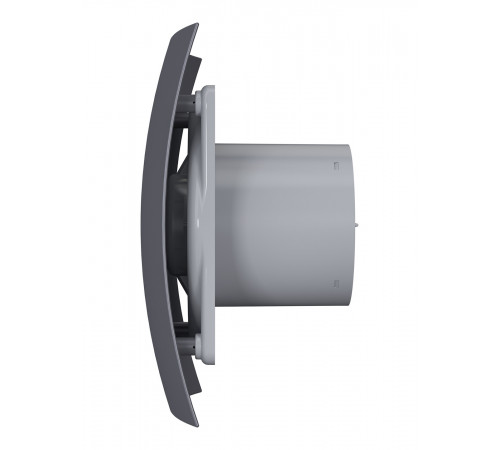 Вентилятор осевой DiCiTi Breeze 4C dark gray metal с обратным клапаном 220х175 мм d100 мм темно-серый