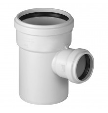 Тройник Pro Aqua Stilte Plus d110х58 мм 87° пластиковый шумопоглощающий для внутренней канализации