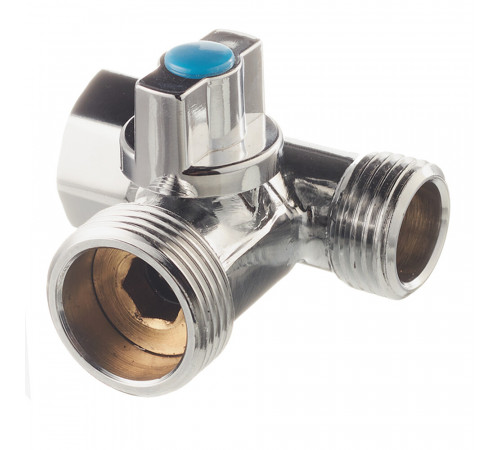 Кран шаровой латунный Valtec 1/2 ВР(г) х 3/4 НР(ш) х 1/2 НР(ш) к бытовой технике проходной бабочка трехходовой (VT.256.N.04) Кран шаровой латунный Valtec 1/2 ВР(г) х 3/4 НР(ш) х 1/2 НР(ш) к бытовой технике проходной бабочка трехходовой (VT.256.N.04)