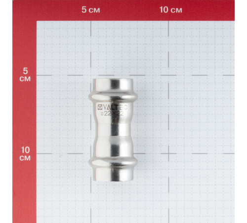 Муфта VALTEC (VTi.903.I.002222) 22 х 22 мм нержавеющая сталь Муфта VALTEC (VTi.903.I.002222) 22 х 22 мм нержавеющая сталь