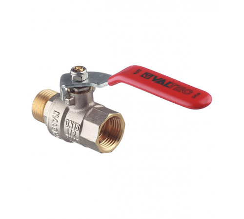 Кран шаровой латунный Valtec Base 1/2 ВР(г) х 1/2 НР(ш) ручка прямой (VT.215.N.04) Кран шаровой латунный Valtec Base 1/2 ВР(г) х 1/2 НР(ш) ручка прямой (VT.215.N.04)