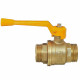 Кран шаровой газовый БАЗ 3/4 НР(ш) х 3/4 НР(ш) ручка (БАЗ.А12.0.20.40)
