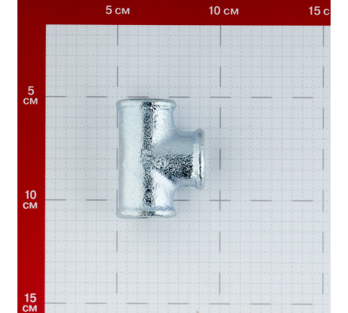 Тройник Gebo Platinum (130-4V) 1/2 ВР(г) х 1/2 ВР(г) х 1/2 ВР(г) чугунный оцинкованный