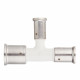 Тройник Henco (11PKW-261620) 26(пресс) х 16(пресс) х 20(пресс) PVDF белый