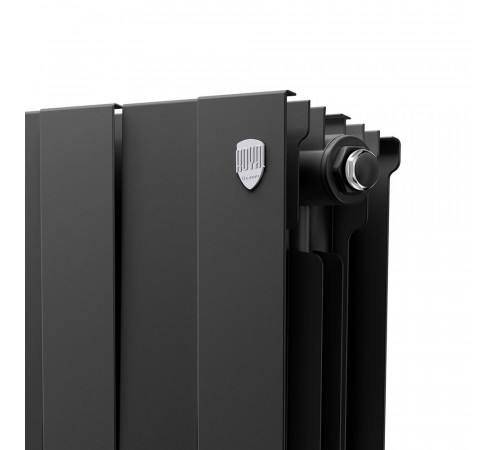 Радиатор биметаллический Royal Thermo Piano Forte 500 мм 10 секций 1' боковое подключение 591х800 мм черный Радиатор биметаллический Royal Thermo Piano Forte 500 мм 10 секций 1' боковое подключение 591х800 мм черный