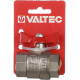 Кран шаровой латунный Valtec Base 3/4 ВР(г) х 3/4 ВР(г) бабочка прямой (VT.217.N.05)