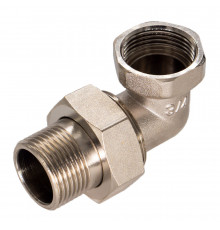 Американка угловая 1/2 ВР(г) х 1/2 НР(ш) латунная
