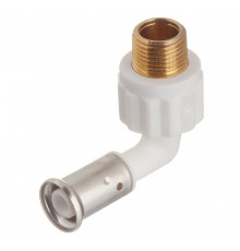 Угол Henco (5PKW-1604) 16(пресс) х 1/2 НР(ш) PVDF белый