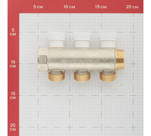 Коллектор Stout 1 ВР(г) х 3 выхода 3/4 НР(ш) ЕК х 1 НР(ш) регулируемый (SMB 6851 013403) Коллектор Stout 1 ВР(г) х 3 выхода 3/4 НР(ш) ЕК х 1 НР(ш) регулируемый (SMB 6851 013403)