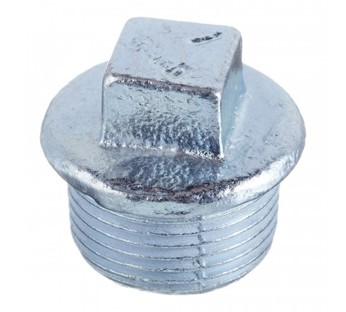 Заглушка Gebo Platinum (290-6V) 1 НР(ш) чугунная оцинкованная Заглушка Gebo Platinum (290-6V) 1 НР(ш) чугунная оцинкованная
