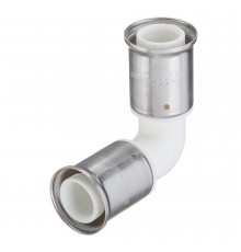 Угол Henco (1PKW-3232) 32(пресс) х 32(пресс) белый PVDF