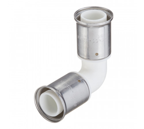 Угол Henco (1PKW-3232) 32(пресс) х 32(пресс) белый PVDF Угол Henco (1PKW-3232) 32(пресс) х 32(пресс) белый PVDF