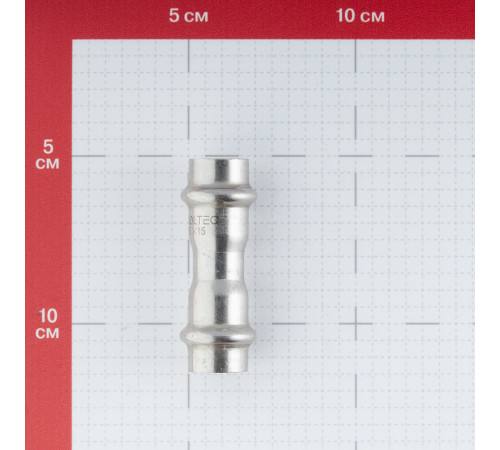 Муфта VALTEC (VTi.903.I.001515) 15 х 15 мм нержавеющая сталь Муфта VALTEC (VTi.903.I.001515) 15 х 15 мм нержавеющая сталь