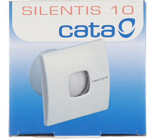 Вентилятор осевой Cata Silentis 10 Inox 140х140 мм d100 мм серебро Вентилятор осевой Cata Silentis 10 Inox 140х140 мм d100 мм серебро