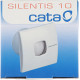 Вентилятор осевой Cata Silentis 10 Inox 140х140 мм d100 мм серебро