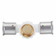 Тройник Henco (13PKW-260526) 26(пресс) х 3/4 ВР(г) х 26(пресс) белый PVDF