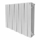 Радиатор биметаллический Royal Thermo Piano Forte 500 мм 10 секций 1' боковое подключение 591х800 мм белый