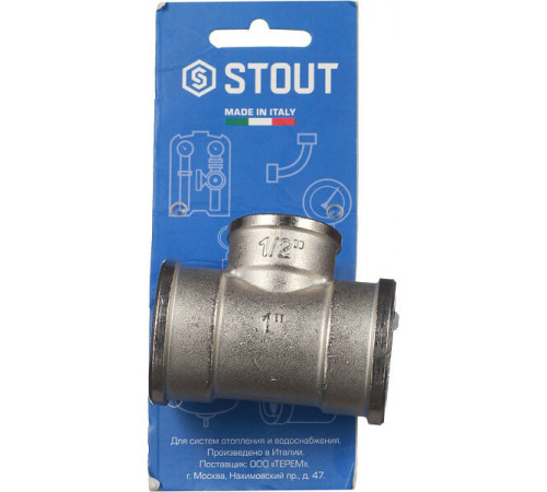 Тройник переходной Stout 1 ВР(г) х 1/2 ВР(г) х 1 ВР(г) латунный (SFT-0022-001121) Тройник переходной Stout 1 ВР(г) х 1/2 ВР(г) х 1 ВР(г) латунный (SFT-0022-001121)
