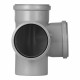 Крестовина Ostendorf HTED d110х110х110 мм 87° пластиковая для внутренней канализации (115940)