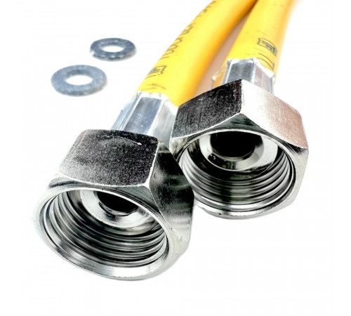 Шланг для газа ПВХ армированный Tuboflex 3/4 ВР(г) х 3/4 ВР(г) 150 см желтый Шланг для газа ПВХ армированный Tuboflex 3/4 ВР(г) х 3/4 ВР(г) 150 см желтый