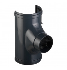 Воронка желоба Docke Premium пластиковая d120-85 мм графитовый серый RAL 7024