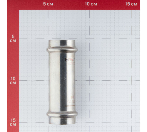 Муфта VALTEC (VTi.904.I.002828) 28х28 мм надвижная нержавеющая сталь Муфта VALTEC (VTi.904.I.002828) 28х28 мм надвижная нержавеющая сталь