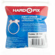 Хомут силовой Hard-Fix 29-31 мм оцинкованная сталь с полимерным покрытием одноболтовый