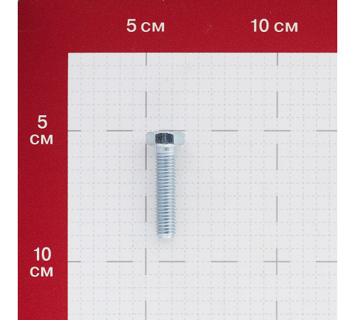 Болт оцинкованный M8x35 мм DIN 933 10,9 (100 шт.) Болт оцинкованный M8x35 мм DIN 933 10,9 (100 шт.)