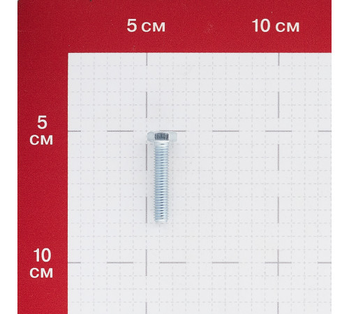 Болт оцинкованный M6x30 мм DIN 933 10,9 (5 шт.)