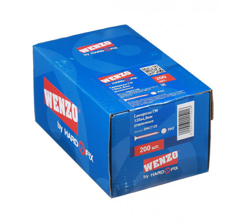 Саморезы ГМ 120x4,8 мм усиленные Hard-Fix (200 шт.) Саморезы ГМ 120x4,8 мм усиленные Hard-Fix (200 шт.)