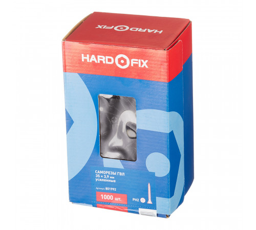 Саморезы для ГВЛ 35x3,9 мм усиленные Hard-Fix (1000 шт.) Саморезы для ГВЛ 35x3,9 мм усиленные Hard-Fix (1000 шт.)