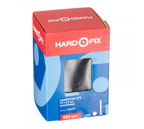 Саморезы ГМ 19x3,9 мм усиленные с буром XTB Hard-Fix (500 шт.) Саморезы ГМ 19x3,9 мм усиленные с буром XTB Hard-Fix (500 шт.)