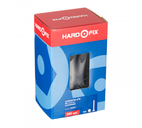 Саморезы ГМ 30x3,9 мм усиленные с буром XTB Hard-Fix (500 шт.) Саморезы ГМ 30x3,9 мм усиленные с буром XTB Hard-Fix (500 шт.)