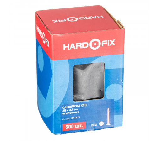 Саморезы ГМ 25x3,9 мм усиленные с буром XTB Hard-Fix (500 шт.) Саморезы ГМ 25x3,9 мм усиленные с буром XTB Hard-Fix (500 шт.)